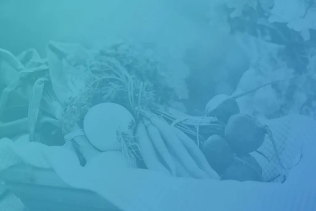 Healthy nutrition and wellness background with fresh vegetables and fruits